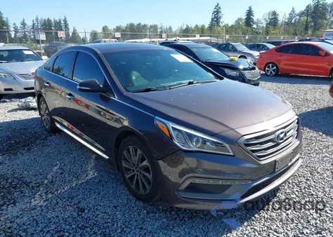 2017 Hyundai Sonata Sport из США, поврежденный, VIN 5NPE34AF1HH594765